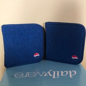 2 Pepsi CD Travel Carrying Cases